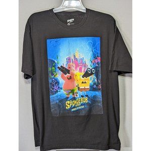 THE SPONGEBOB MOVIE: SPONGE ON THE RUN MOVIE POSTER T-SHIRT 2XL 2 SIDED Official